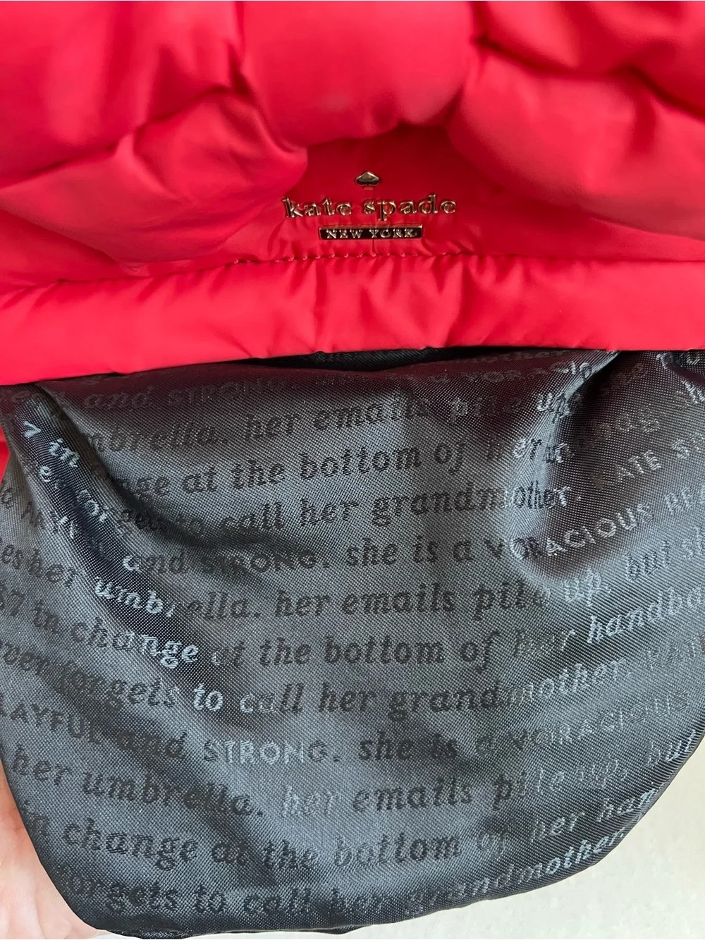 kate spade new york Colby Court Kiley Tote in Red EUC